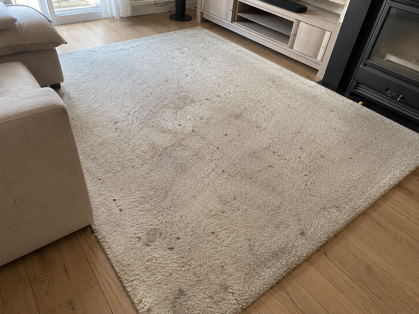 Tapis beige sale avant nettoyage professionnel Kanap Lorraine